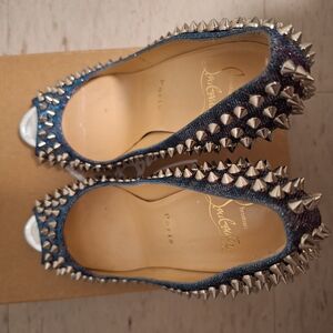 Christian Louboutin Blue Stiletto Heels